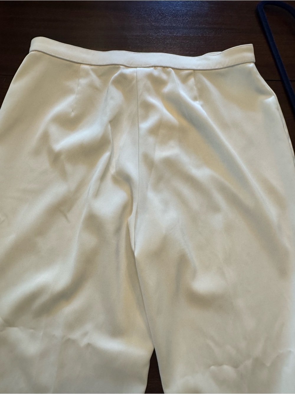 Coldwater Creek Cream Wide-Leg Trousers - Picture 7 of 7